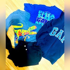 Boys Gap sherpa hoodie and shirts bundle set!